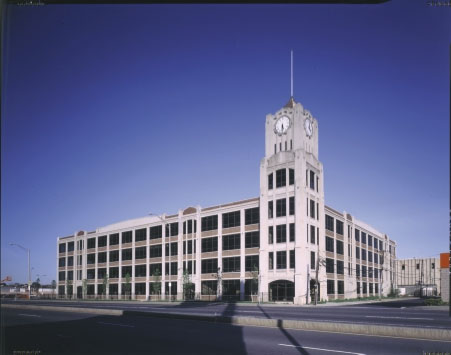 facade of clock tower building
