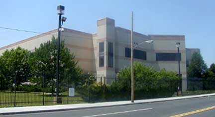 facade of vacant ge building
