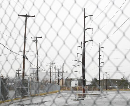 Power lines would be relocated away from the 50-acre Lynn waterfront to make way for mixed use development under the city's plan. (File 2006/The Boston Globe) 