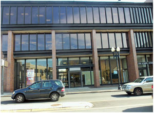 Facade of building for sale