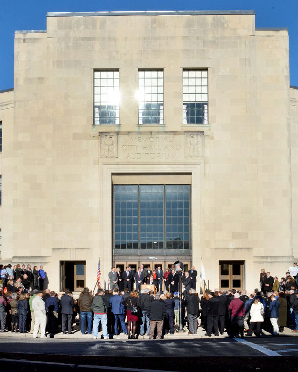 City and state leaders gathered at Lynn City Hall on Monday to discuss the future of the city.