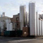 View of exterior of the Garelick plant.